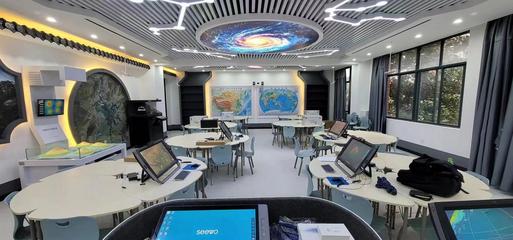 我院智慧地理教法實(shí)訓(xùn)室建成使用